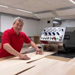 Eigenproduktion Furnierdecks