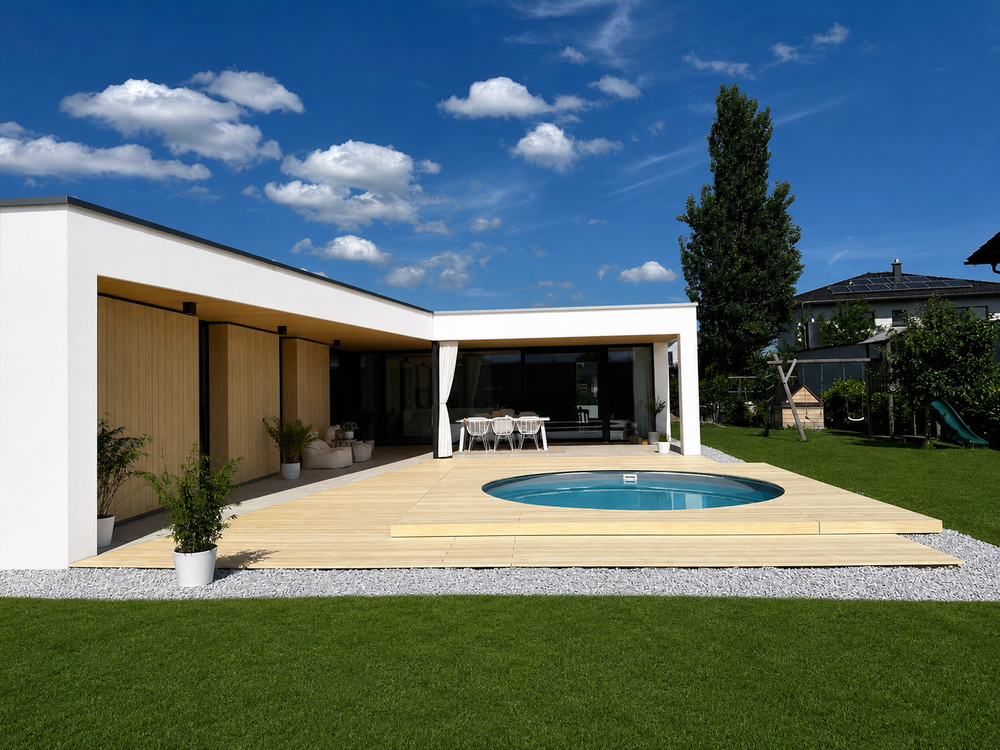 Accoya Terrasse und Fassade, privat